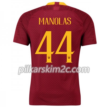 Koszulka AS Roma Manolas 44 Główna 2018-2019 - Koszulki Piłkarskie